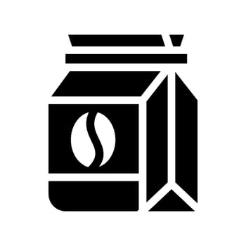 Coffee Pouch Icon Vector Symbol Design Illustration