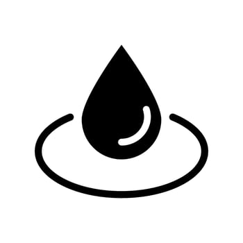 Water Drop Icon Vector Symbol Design Illustration