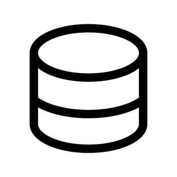 Database Icon Vector Symbol Design Illustration