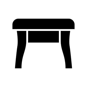 Table Icon Vector Symbol Design Illustration