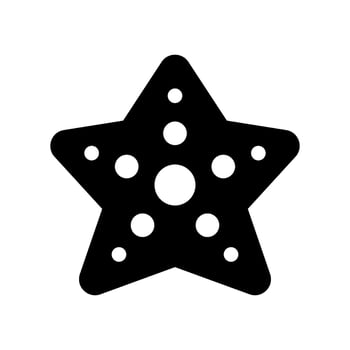 Starfish Icon Vector Symbol Design Illustration