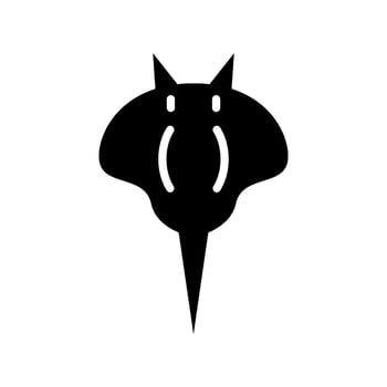 Stingray Icon Vector Symbol Design Illustration
