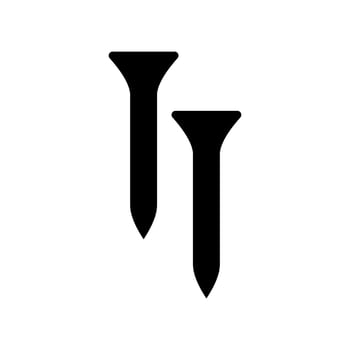 Nail Icon Vector Symbol Design Illustration