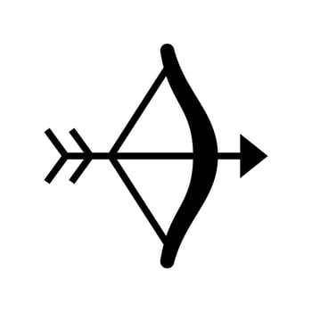 Archer Icon Vector Symbol Design Illustration