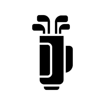Golf Icon Vector Symbol Design Illustration