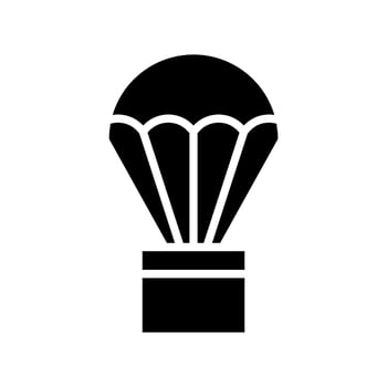 Parachute Icon Vector Symbol Design Illustration