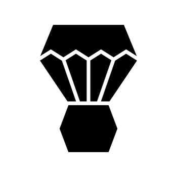 Parachute Icon Vector Symbol Design Illustration