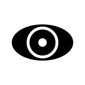View Icon Vector Symbol Design Illustration