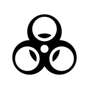 Biohazard Icon Vector Symbol Design Illustration
