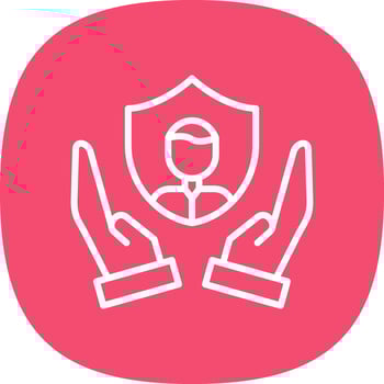 Personal Security Vector Icon Design