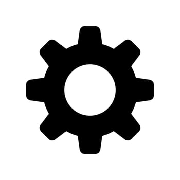 Settings Icon Vector Symbol Design Illustration