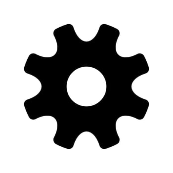 Settings Icon Vector Symbol Design Illustration