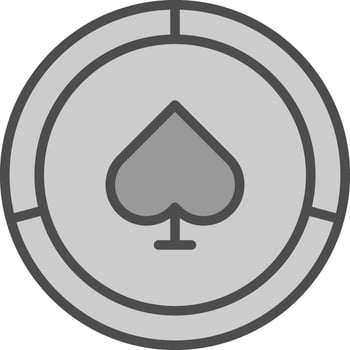 Poker Chips  Vector Icon Design