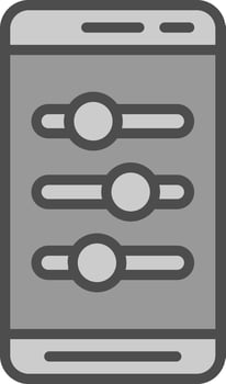 Sound Control  Vector Icon Design