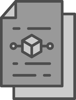 Blockchain  Vector Icon Design