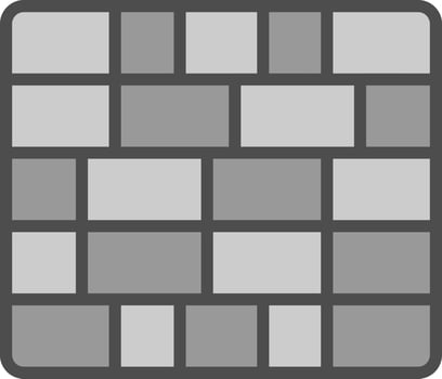 Brickwall  Vector Icon Design