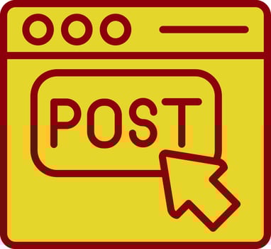 Post  Vector Icon Design