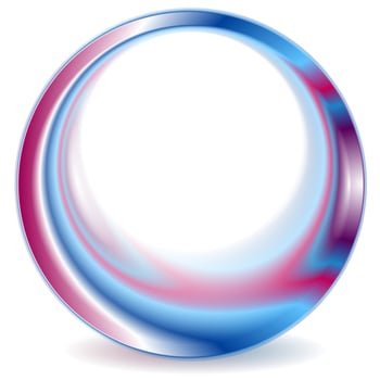 Blue purple abstract circle logo background vector