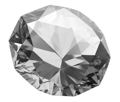Diamond isolated on transparent background. png
