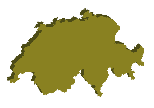 Switzerland map 3d png