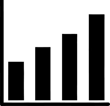 vector illustration of graph icon