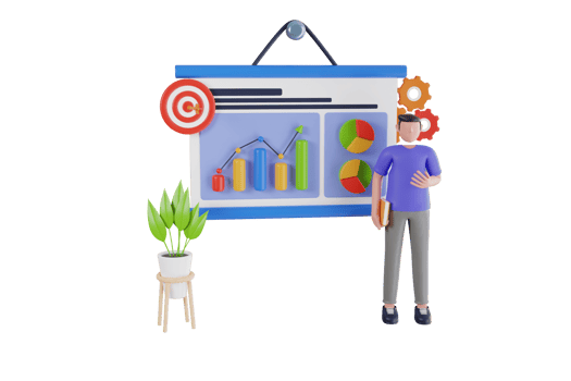 3d rendering of business growth graph. Business success strategy. Business financials, leadership, direction and growth, planning. 3d illustration png