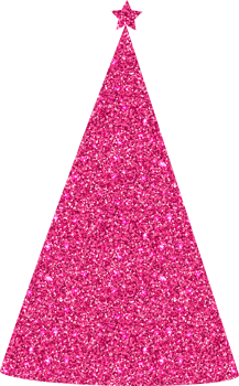 Hat pink decoration holiday design. png