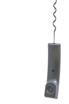 telephone handsets isolated with clipping path png