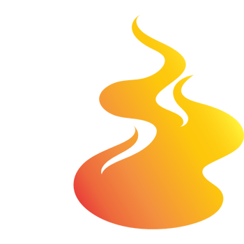 gradient orange fire flame png