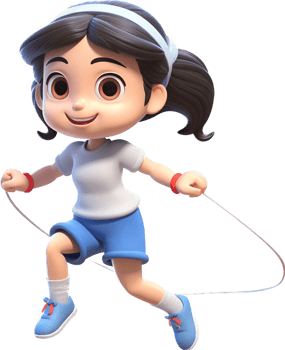 Jumping rope with . png