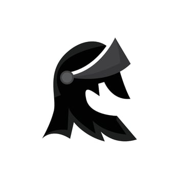 Spartan Logo Design, Vector VIking Guardian Fighter, Simple Greek Warrior Helmet