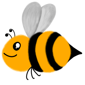 Little honey bee png