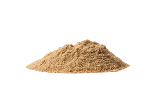 Pile of dry beach sand on transparent background png