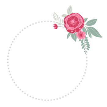 Beautiful Flower Wreath png