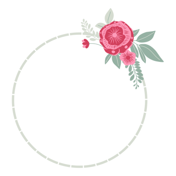 Beautiful Flower Wreath png