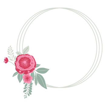 Beautiful Flower Wreath png
