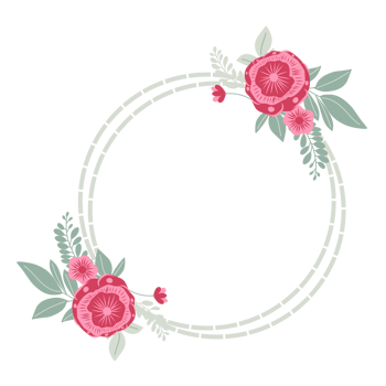 Beautiful Flower Wreath png