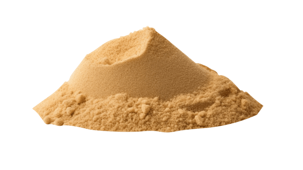 Pile of dry beach sand on transparent background png