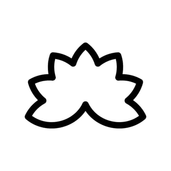 Lotus Icon Vector Symbol Design Illustration