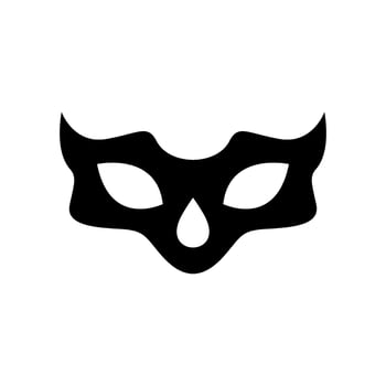 Face Mask Icon Vector Symbol Design Illustration