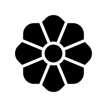Flower Icon Vector Symbol Design Illustration