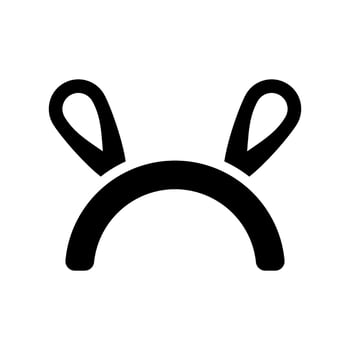 Hairband Icon Vector Symbol Design Illustration