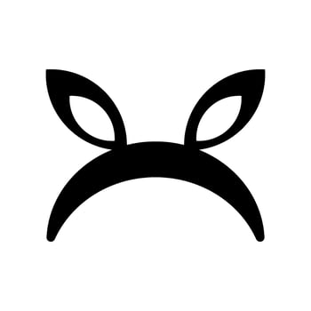 Hairband Icon Vector Symbol Design Illustration