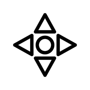 Move Icon Vector Symbol Design Illustration
