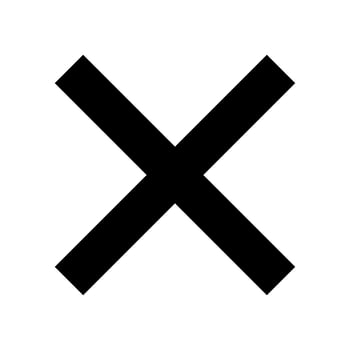 Delete Icon Vector Symbol Design Illustration