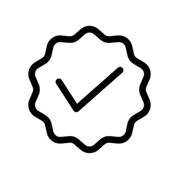 Verified Icon Vector Symbol Design Illustration