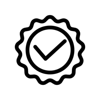 Verified Icon Vector Symbol Design Illustration