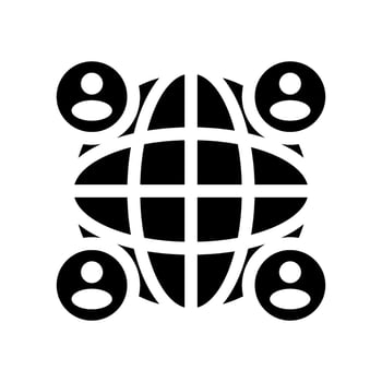 Contact Sharing Icon Vector Symbol Design Illustration