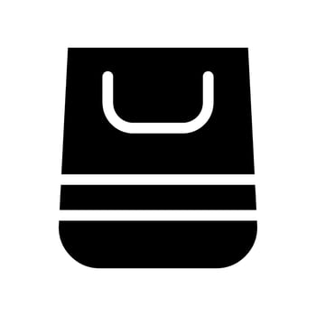 Shopping Bag Icon Vector Symbol Design Illustration