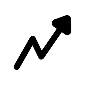 Trending Icon Vector Symbol Design Illustration